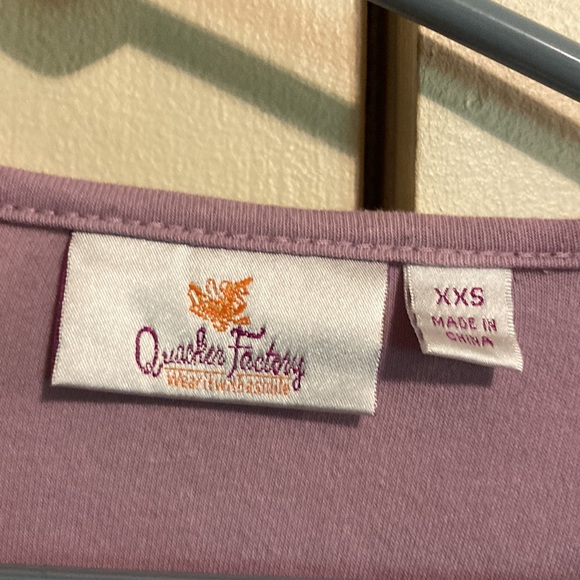 Quacker Factory sequin and lace top size XXS - Picture 4 of 5